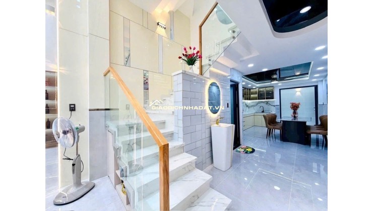 Nhà mới xây full nội thất ngay Ngã 5 Quang Trung, Gò Vấp - 4PN, hẻm cụt yên tĩnh